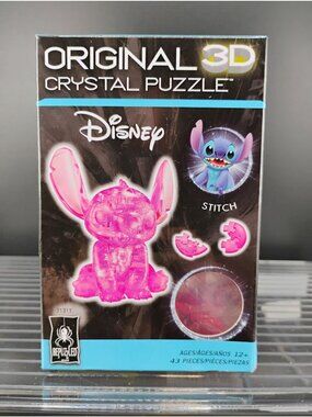 Disney Stitch 3D Crystal Puzzle 43-Piece Age 12+ BePuzzled
